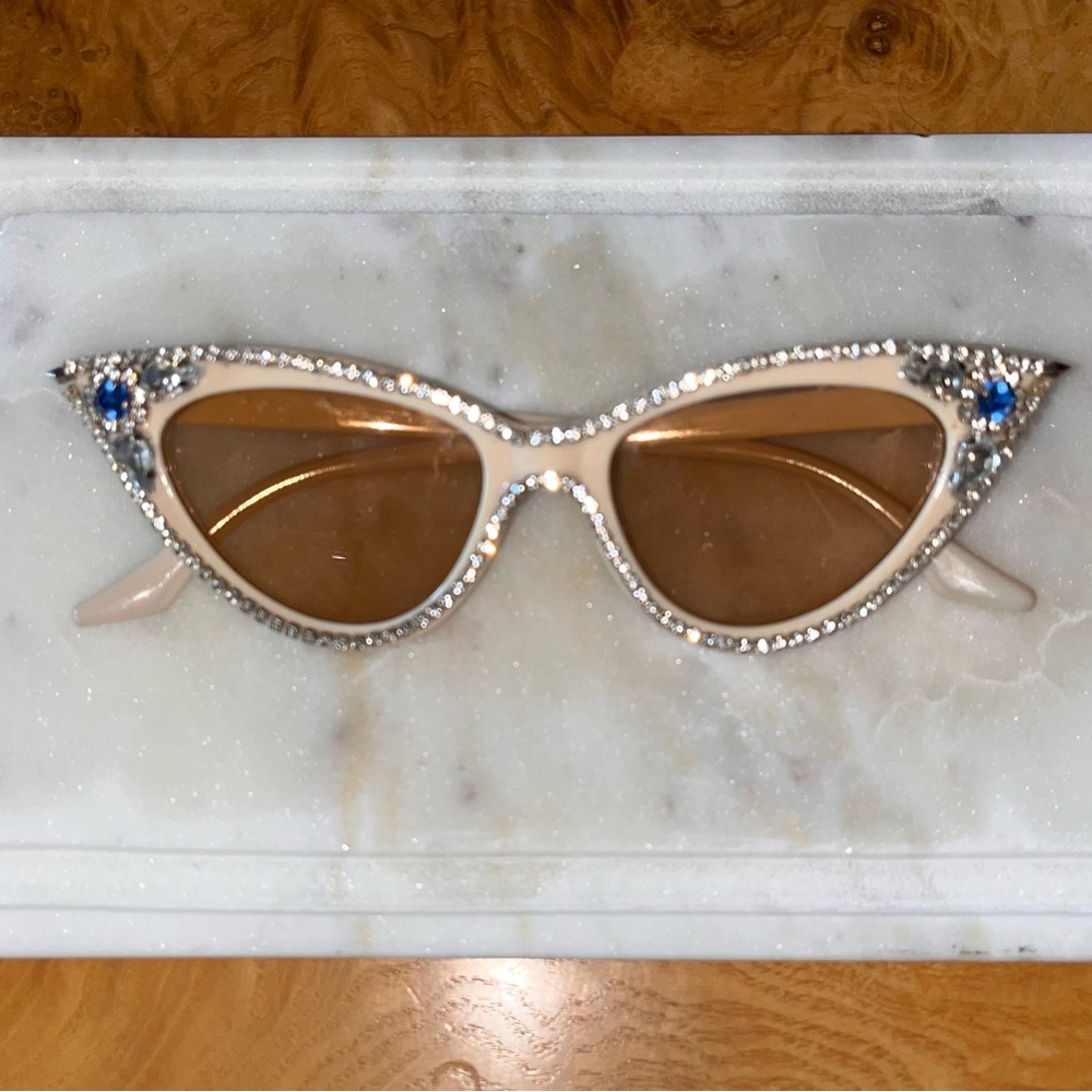 Embellished Cat-Eye Sunglasses